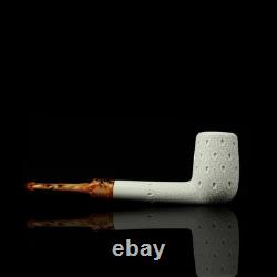 Lattice Lovat Pipe BLOCK MEERSCHAUM-NEW-HANDCARVED Case#1652 W Tamper
