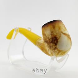 Lee Van Cleef Block Meerschaum Pipe, Unique Meerschaum Pipes, With Case