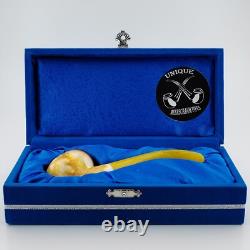 Lee Van Cleef Block Meerschaum Pipe, Unique Meerschaum Pipes, With Case
