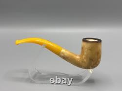 Lee Van Cleef Pipe BLOCK MEERSCHAUM-NEW-HAND CARVED W Case-tamper#stand#1406