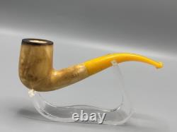 Lee Van Cleef Pipe BLOCK MEERSCHAUM-NEW-HAND CARVED W Case-tamper#stand#1406