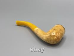 Lee Van Cleef Pipe BLOCK MEERSCHAUM-NEW-HAND CARVED W Case-tamper#stand#1406