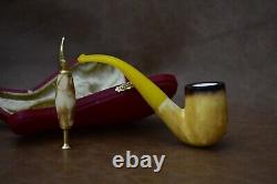 Lee Van Cleef Pipe BLOCK MEERSCHAUM-NEW-HAND CARVED W Case-tamper#stand#1703