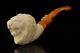 Lion Block Meerschaum Pipe With Fitted Case M1337