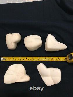 Lot 42 Uncarved Raw Natural Meerschaum Blocks Carve Your Own Pipe Carving