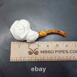 MBSD Meerschaum Claw Block Meerschaum Pipe, New