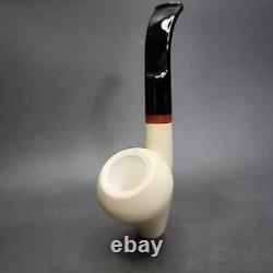 MBSD Meerschaum Deluxe Ballerina Block Meerschaum Pipe, Briar-Mortise, New