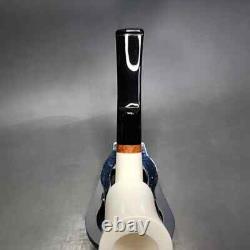 MBSD Meerschaum Deluxe Block Meerschaum Pipe, Briar-Mortise