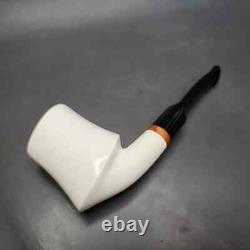 MBSD Meerschaum Deluxe Block Meerschaum Pipe, Briar-Mortise