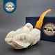 Mbsd Meerschaum Deluxe Claw By Kenan Block Meerschaum Pipe, Briar-mortis