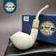 Mbsd Meerschaum Deluxe Danish Egg Block Meerschaum Pipe, Briar-mortise, 9mm