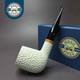 Mbsd Meerschaum Deluxe Rustic Billiard Block Meerschaum Pipe, Briar-mortise, New