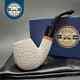 Mbsd Meerschaum Deluxe Rusticated Brandy Block Meerschaum Pipe, Briar-mortise