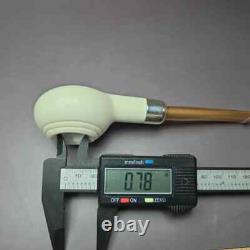 MBSD Meerschaum Deluxe Silver Prince Block Meerschaum Pipe, Briar-Mortise