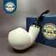 Mbsd Meerschaum Deluxe Silver Reverse Calabash Danish Egg Block Meerschaum Pipe