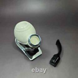 MBSD Meerschaum Deluxe Silver Reverse Calabash Danish Egg Block Meerschaum Pipe