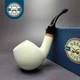 Mbsd Meerschaum Deluxe Xl Smooth Egg Block Meerschaum Pipe, Briar-mortise, New