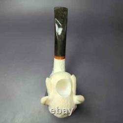 MBSD Meerschaum Masters Deluxe by Kenan Bison Block Meerschaum Pipe, New