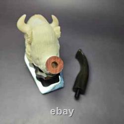 MBSD Meerschaum Masters Deluxe by Kenan Bison Block Meerschaum Pipe, New