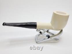 MBSD Meerschaum Masters Sadik Yanik Pot Block Meerschaum Tobacco Pipe, 9mm, Case