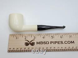 MBSD Meerschaum Masters Sadik Yanik Pot Block Meerschaum Tobacco Pipe, 9mm, Case