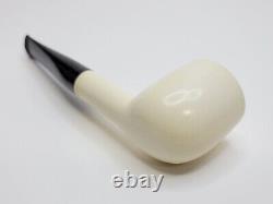 MBSD Meerschaum Masters Sadik Yanik Pot Block Meerschaum Tobacco Pipe, 9mm, Case