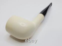 MBSD Meerschaum Masters Sadik Yanik Pot Block Meerschaum Tobacco Pipe, 9mm, Case