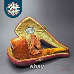 MBSD Meerschaum Masters by Karahan, Grizzly Bear, Block Meerschaum Pipe, New