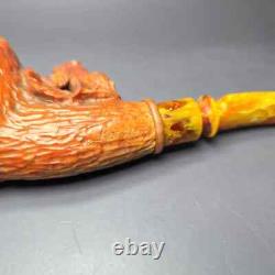 MBSD Meerschaum Masters by Karahan, Grizzly Bear, Block Meerschaum Pipe, New