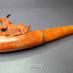 MBSD Meerschaum Masters by Karahan, XL Mountain Goat, Block Meerschaum Pipe, New