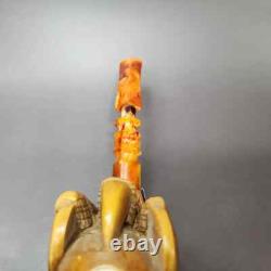 MBSD Meerschaum Masters by Kenan XL Dragon Claw Block Meerschaum Pipe, New