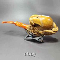 MBSD Meerschaum Masters by Kenan XL Dragon Claw Block Meerschaum Pipe, New