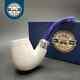 Mbsd Meerschaum Silver Army Mount Bent Brandy Block Meerschaum Pipe