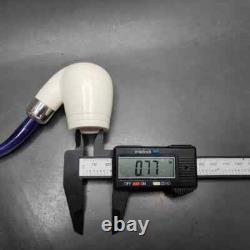 MBSD Meerschaum Silver Army Mount Bent Brandy Block Meerschaum Pipe, New