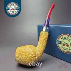 MBSD Meerschaum Silver Cutty Block Meerschaum Pipe, New
