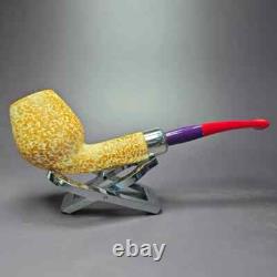 MBSD Meerschaum Silver Cutty Block Meerschaum Pipe, New