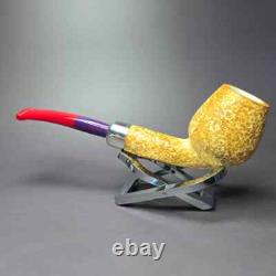 MBSD Meerschaum Silver Cutty Block Meerschaum Pipe, New