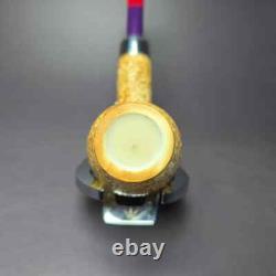 MBSD Meerschaum Silver Cutty Block Meerschaum Pipe, New