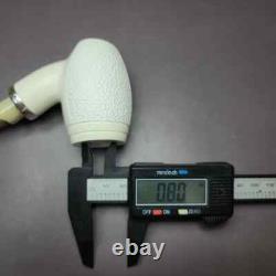 MBSD Meerschaum Silver Reverse Calabash Barrel Block Meerschaum Pipe