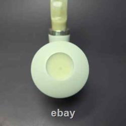 MBSD Meerschaum Silver Reverse Calabash Vase Sitter Block Meerschaum Pipe
