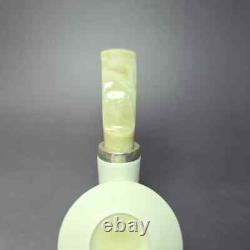 MBSD Meerschaum Silver Reverse Calabash Vase Sitter Block Meerschaum Pipe