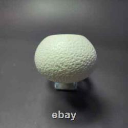 MBSD Meerschaum Silver Rusticated Author Block Meerschaum Pipe, New