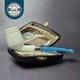 Mbsd Meerschaum Silver Smooth Cutty With Case Block Meerschaum Pipe, New