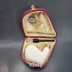 MBSD Meerschaum Silver Spigot Block Meerschaum Pipe