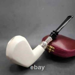 MBSD Meerschaum Silver Spigot Block Meerschaum Pipe