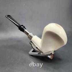 MBSD Meerschaum Silver Spigot Block Meerschaum Pipe