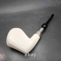 MBSD Meerschaum Silver Spigot Block Meerschaum Pipe