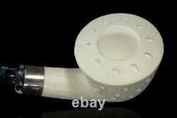 Medium Lattice Dublin Pipe By Tekin-new-block Meerschaum Handmade W Case#477