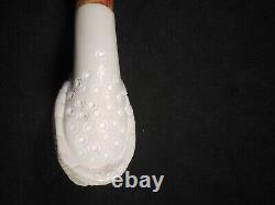 Meerschaum 100% block hand carved BEAR by CELEBI in Turkey in custom case