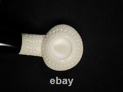 Meerschaum 100% block pipe hand carved by CELEBI in Turkey Dot/ small bent